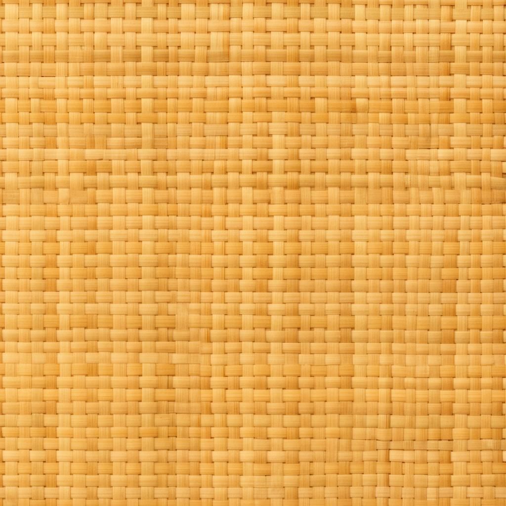 3 by 3 closed basket weave rattan webbing pattern macro shot