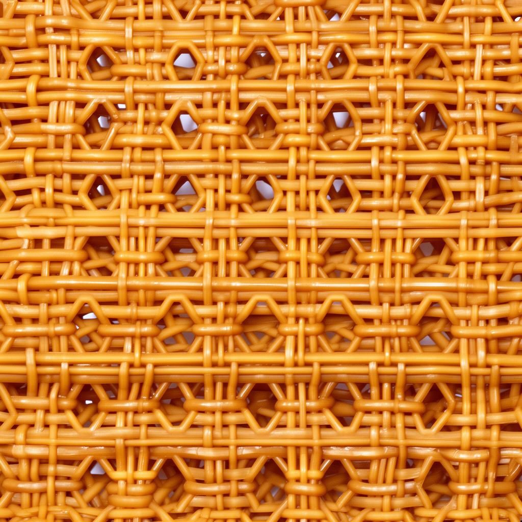 Plastic open and radio mixed weave with octagonal holes