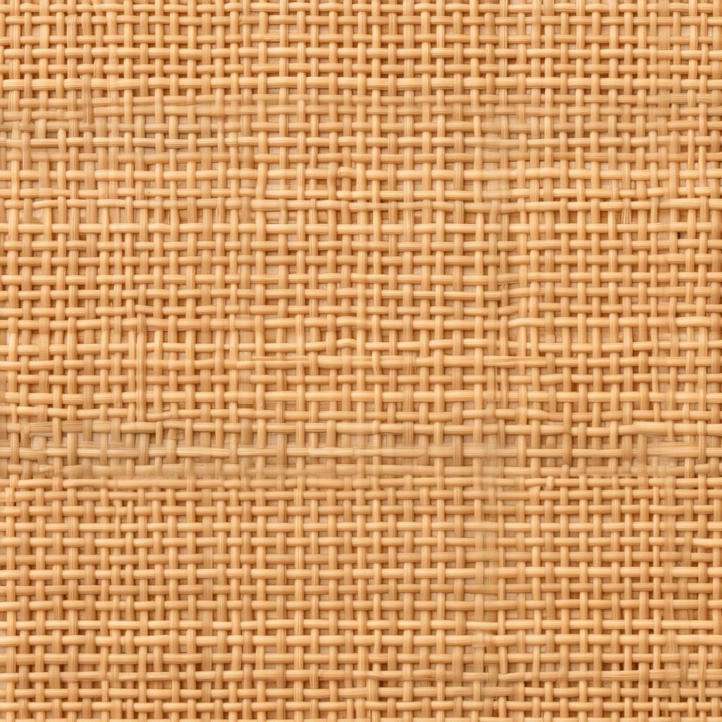 Synthetic PE outdoor rattan webbing close-up, UV stable