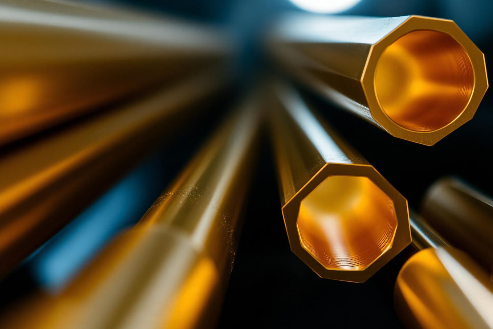 Brass hollow rods and hollow profiles supplier GCC
