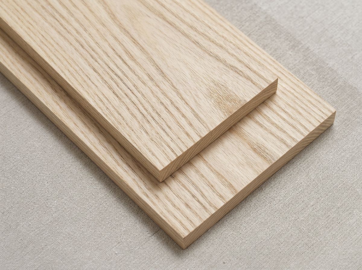 American White Ash hardwood sample