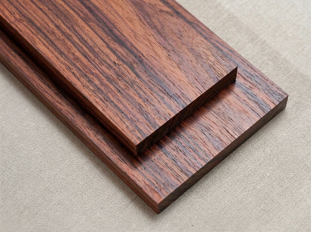 Bubinga hardwood sample