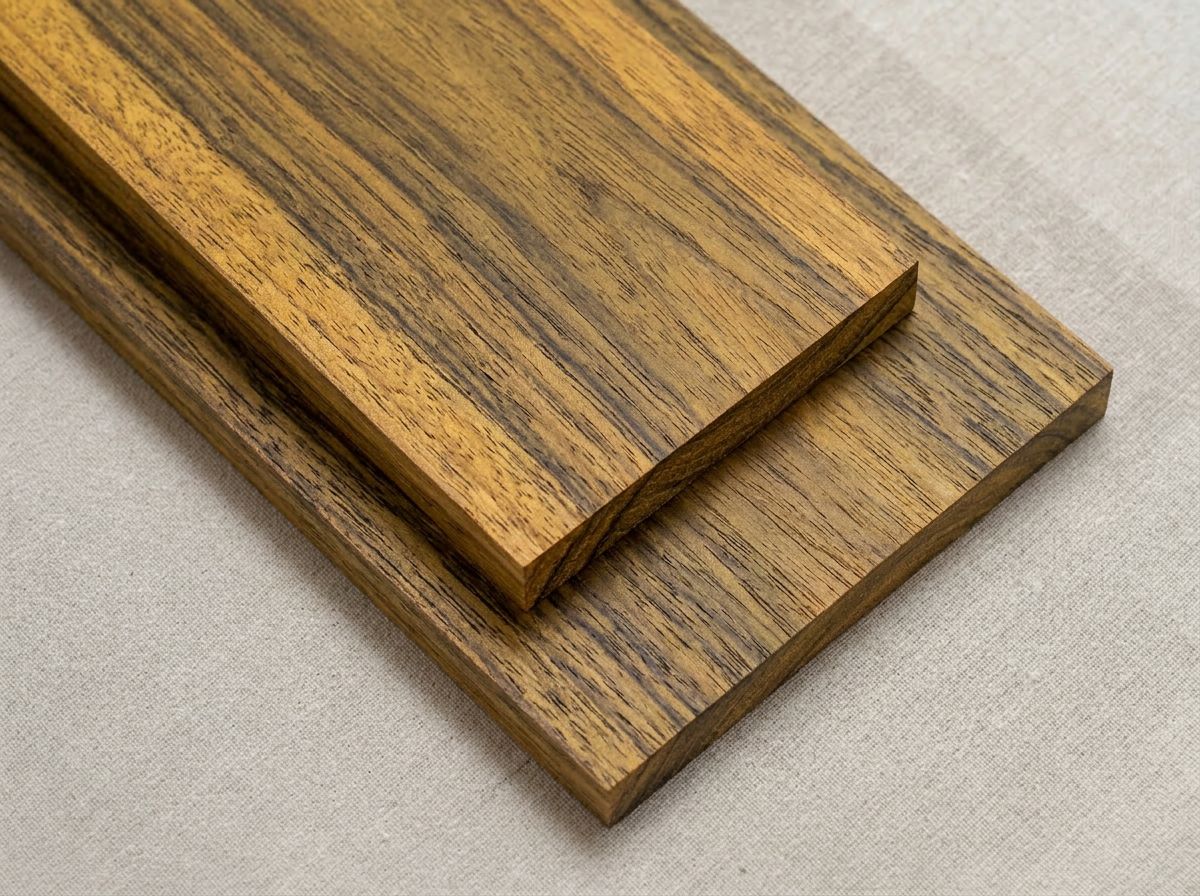 Dibetou hardwood sample