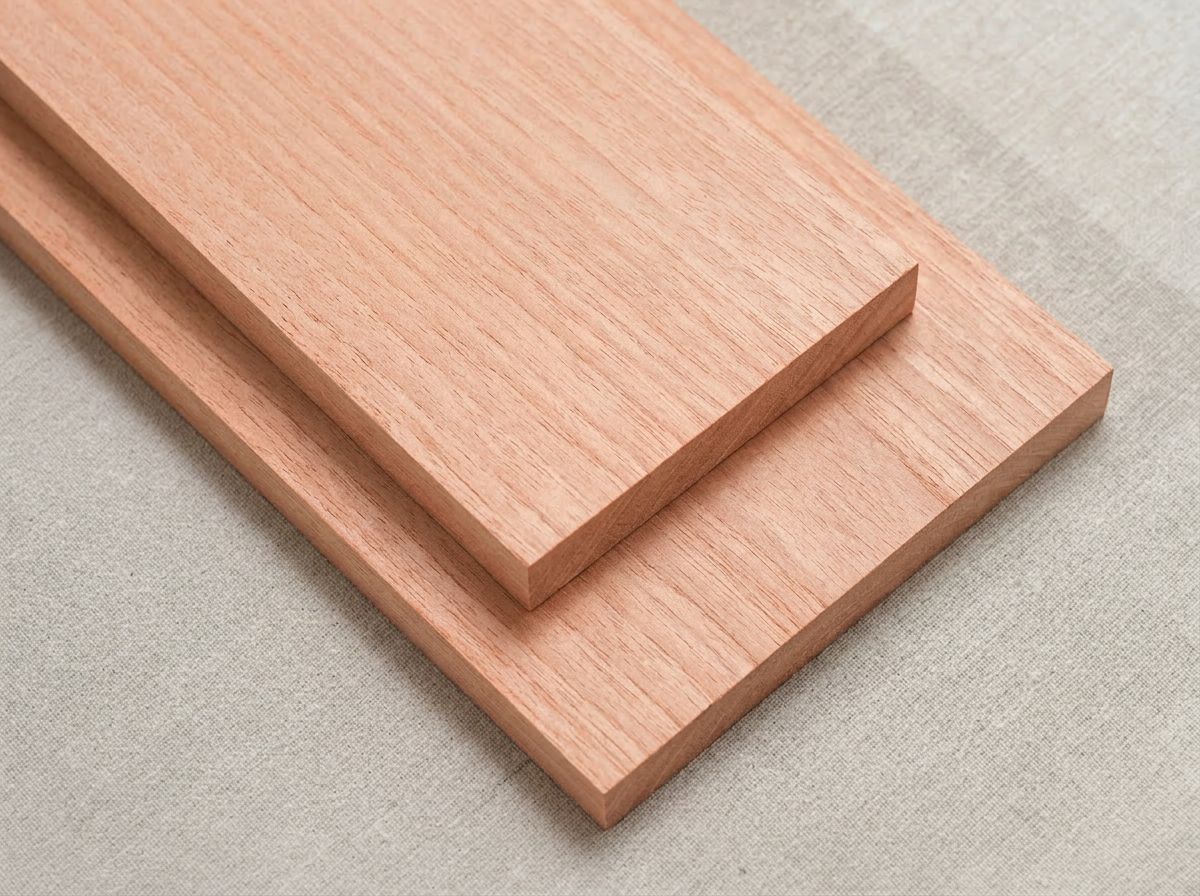 Okoume hardwood sample