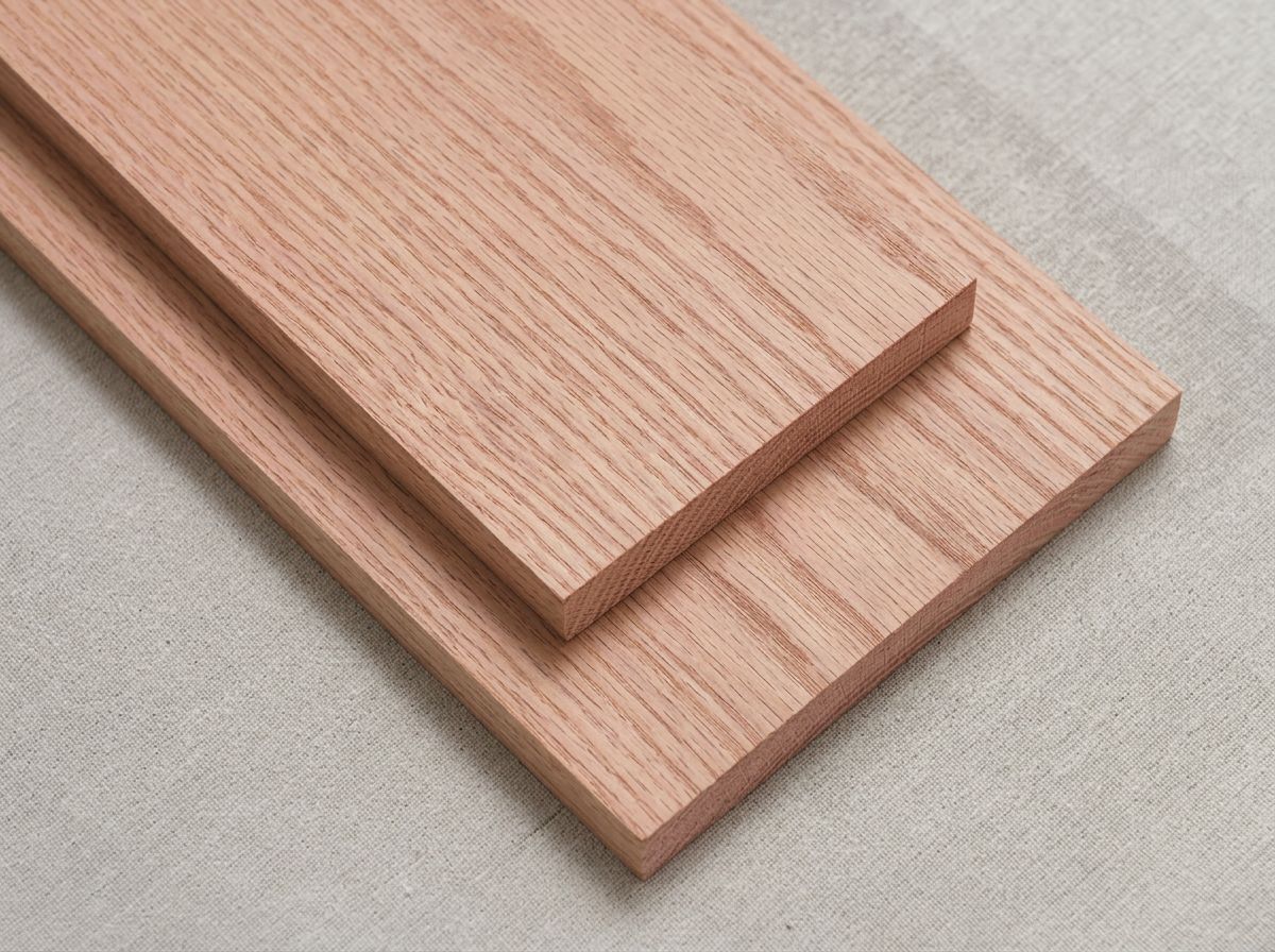 American Red Oak hardwood sample