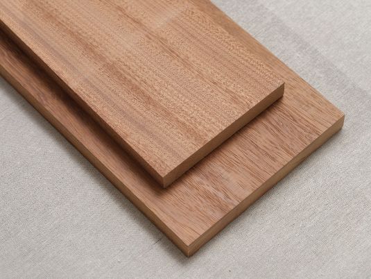 Iroko hardwood sample